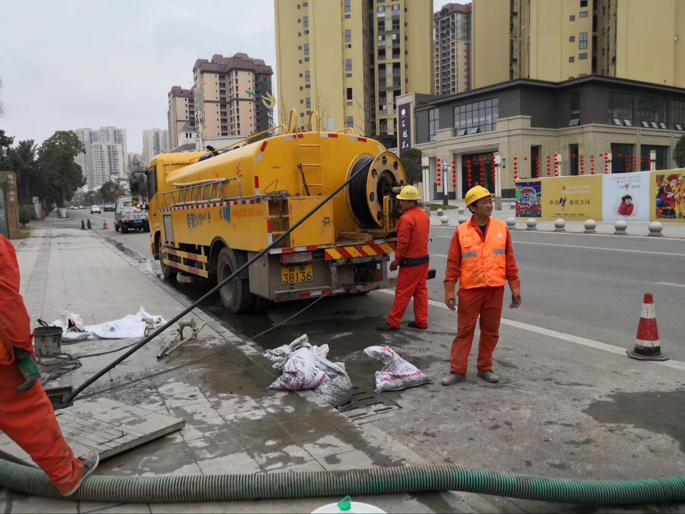 南澳排污管道清淤-管道清洗